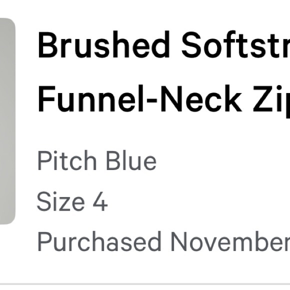 🍋NWT Lululemon Softstreme Full Zip - Picture 2 of 2